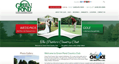 Desktop Screenshot of greenpondcc.com